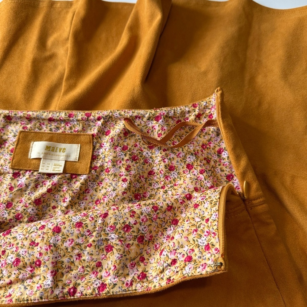 Anthropologie Golden High-Low Skirt - Picture 11 of 14